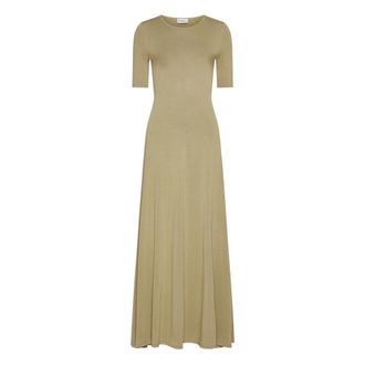 Marella Savina Longuette Dress - female - Marella - Maxi Dresses - Green - L - Dresses