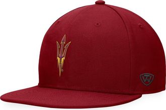 Top of the World Mens Top of the World Maroon Arizona State Sun Devils Fitted Hat at Nordstrom, Size 7 1/2