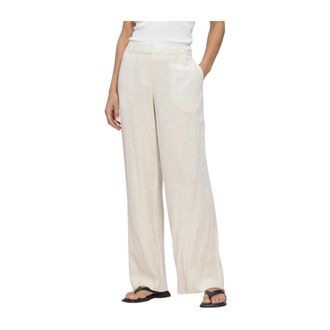 Envii Enatenna Pants 7247 - Dames - Broeken - Beige - Maat: M Linnen