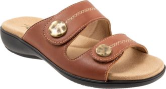 Trotters Ruthie Stitch Slide Sandal in Luggage at Nordstrom, Size 10.5