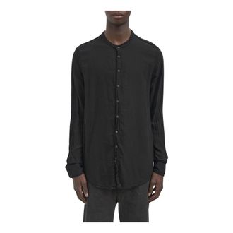 Po&eacute;me Boh&eacute;mien Camicia Kaftano in Cotone - male - POEME BOHEMIEN - Casual Shirts - Black - L - Shirts