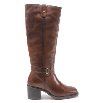 Pikolinos Huesca W8X-9594 Leather Womens Zip Up Boots - Cuero - Size:UK 7-7.5