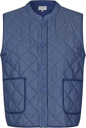 Lollys Laundry Vest - Dames - Bodywarmers - Blauw - S - Jassen