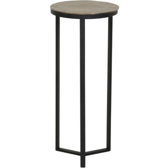 Light & Living Light&living - colonna Retiro opaco nero con bronzo antico ruvido