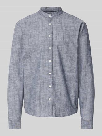 Blend Regular Fit Freizeithemd aus reiner Baumwolle Modell DARIS in Marine, Gr&ouml;&szlig;e 3XL