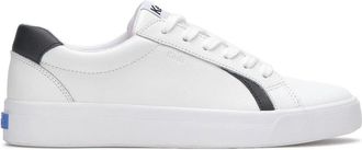 Keds Womens Keds Pursuit Sneakers White Leather Platform Shoes HAWK1838