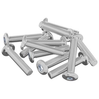 vidaXL Tornillo De Bloqueo De Cabeza 2647 Pcs Plateado Acero Vidaxl