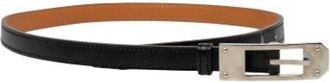 Herm&egrave;s Pre-owned Vintage Leather Belt - female - Herm&egrave;s Vintage - Vintage Belts - Black - ONE SIZE - Pre-owned