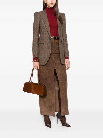 Saint Laurent Prins van Wales Wol Jasje