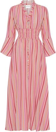 Americandreams Sally Long Dress - Dames - Maxi kleedjes - Veelkleurig - S - Kleedjes