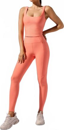 Heroine Sport Dalia High Support Top In Coral
