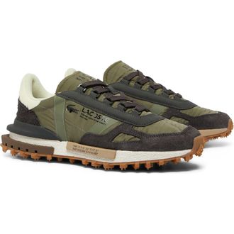 Lacoste Elite Active Sneaker in Khaki/Dark Green at Nordstrom, Size 11.5