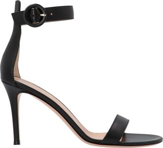 Gianvito Rossi Black Portofino Heels