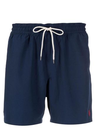 Ralph Lauren Dark Blue Elastic Waist Swim Shorts