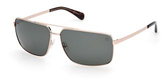 Timberland TB00030 Polarized 32R Mens Sunglasses Gold Size 66
