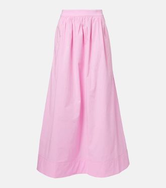 Adriana Degreas Opulence cotton maxi skirt