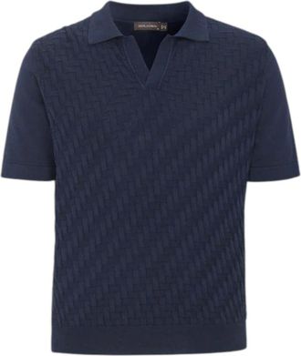 Oscar Jacobson Uomo, Top, Blu, S, new