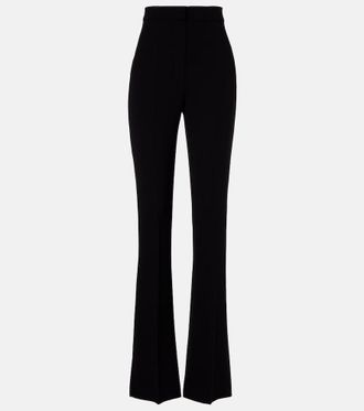 Max Mara Ecrine cady flared pants