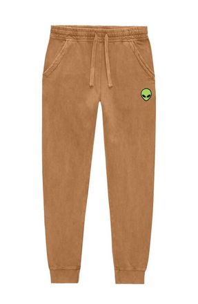 Dalix Mens Alien Midweight Fleece Washed Jogger Pant in Camel at Nordstrom, Size Xxx-Large