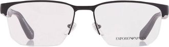 Emporio Armani Demo Rectangular Mens Eyeglasses EA1162 3001 56