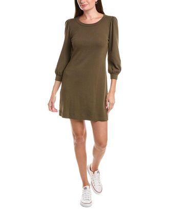 Michael Stars Sinclair Puff Sleeve T-Shirt Dress