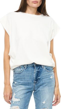 Pistola Denim Trina Oversize Muscle Tee in White Sand at Nordstrom, Size Medium