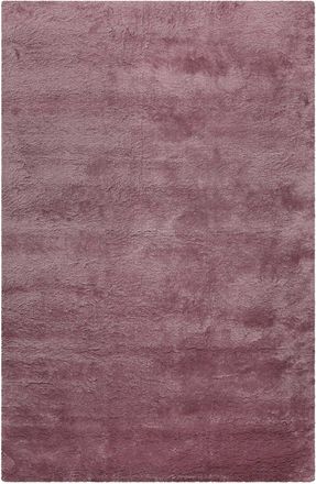 Homie Living Alfombra de pelo largo, suave y afelpada, lila púrpura 110x170