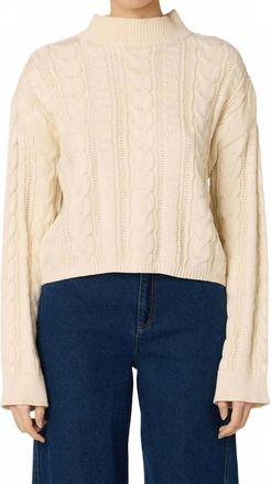 Cleobella Janie Sweater In Ivory