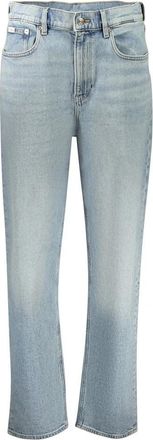 Calvin Klein Straight Jeans - Dames - Regular Fit Jeans - Blauw - W25 - Katoen - Jeans