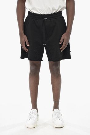 Amiri Shorts in Felpa con Strass Amiri