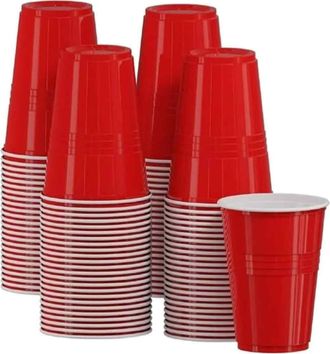 OEM Gobelet Jetable - 16 Oz - Polypropyl&egrave;ne Pp - Pour F&ecirc;tes Et &Eacute;v&eacute;nements - Lot De 50