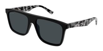 Gucci GG2182S 004 Mens Sunglasses Black Size 57 - Free RX Lenses - Free RX Lenses
