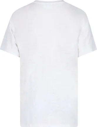 Isabel Marant Womens T-Shirt Zewel White Linen T-Shirts & Jerseys