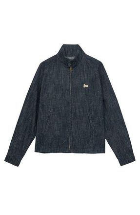 Fortela Carol Indigo Rinse Denim Zip-Up Jacket in Blue at Nordstrom, Size 48 Eu