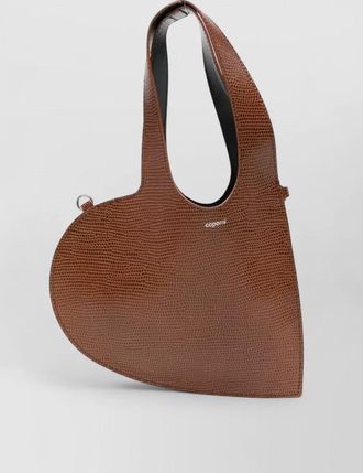 Coperni mini lizard heart tote top handle bag