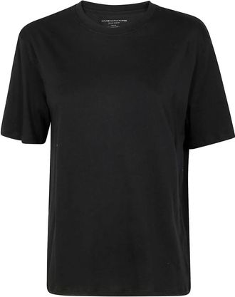 Majestic Short Sleeves Round Neck Sweater