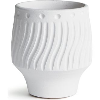 Napa Home & Garden Larson Decorative Cachepot in White at Nordstrom