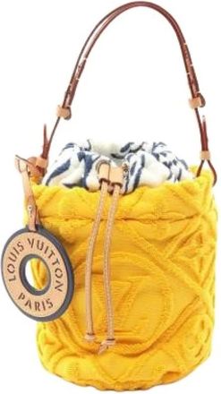 Louis Vuitton Pre-owned Bucket Bags, female, Yellow, Size: ONE SIZE Pre-owned Leather louis-vuitton-bags