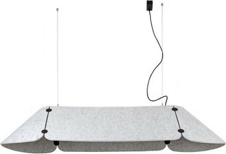 Faro Barcelona Faro fonovia - Integrated led Straight Bar Pendants Grey, 3000K