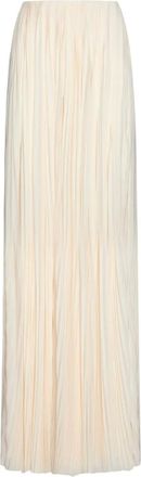 Saint Laurent Maxi-plooirok - Beige