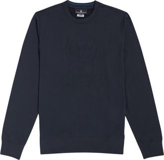 Psycho Bunny Siddick Logo Navy Sweatshirt B6S226Q1FT-NVY