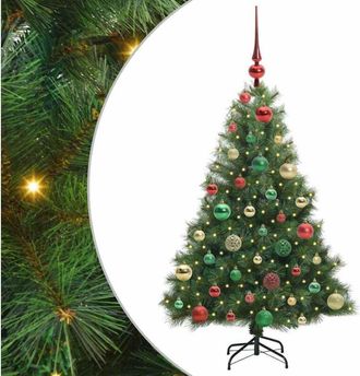 vidaXL &Aacute;rbol De Navidad Artificial Con 150 Led Verde 120 Cm Pe Y Pvc Vidaxl
