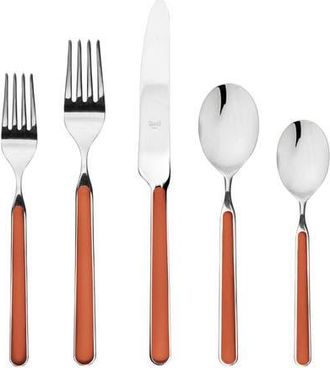 Mepra Fantasia Flatware Set - 5 Pieces in Rust at Nordstrom