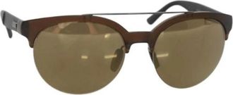 Gucci Pre-owned Plastic sunglasses - Dames - Vintage Accessoires - Bruin - ONE Size - Vintage