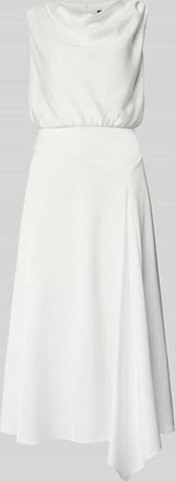 Swing Brautkleid mit Wasserfall-Ausschnitt in Ecru, Gr&ouml;&szlig;e 34