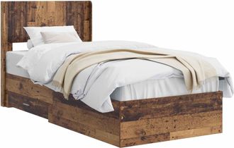 vidaXL Estructura De Cama Con Almacenamiento Y Cabecero Vidaxl