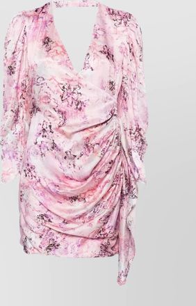 Iro floral print silk short dress