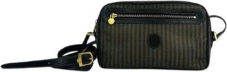 Fendi Pre-owned Vintage leren crossbodytas - Dames - Vintage Schoudertas - Bruin - ONE Size - Leer - Vintage