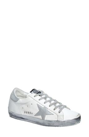 Golden Goose Super-Star Sneaker in White/silver/ice at Nordstrom, Size 36