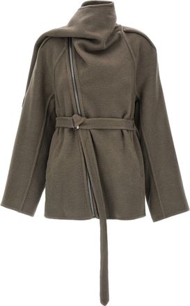 Rick Owens Scarf Flight Trench E Impermeabili Grigio-Donna